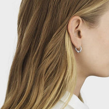 Load image into Gallery viewer, Reflect Earhoop Earrings Large, Sterling Silver