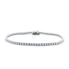 Load image into Gallery viewer, 18ct White Gold, 2.00ct Diamond Tennis Bracelet