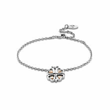 Load image into Gallery viewer, Tree of Life® Heart Bracelet, Sterling Silver & Welsh Gold
