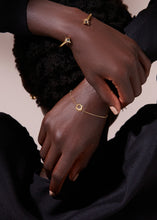 Load image into Gallery viewer, Electric Goddess Sun Bracelet, Goldplate