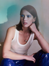 Load image into Gallery viewer, North Star Topaz Amulet Necklace, Sterling Silver