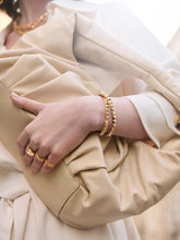 Load image into Gallery viewer, Arrow Spike Bangle, Goldplate