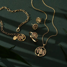 Load image into Gallery viewer, Tree of Life® Bracelet, 9ct Yellow Gold & Welsh Gold