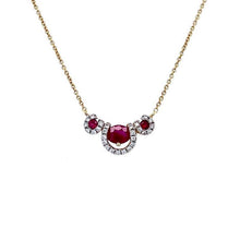 Load image into Gallery viewer, 18ct Yellow Gold, 0.52ct Ruby & Diamond Pendant