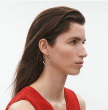 Load image into Gallery viewer, Offspring Double Loop Earrings, Silver