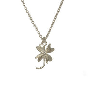 Load image into Gallery viewer, Lucky Clover Necklace, Sterling Silver