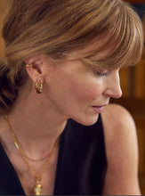 Load image into Gallery viewer, Medium Evolve Hoop Earrings, Silver