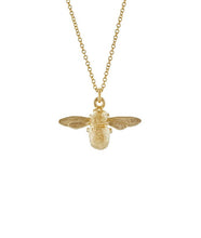 Load image into Gallery viewer, Inbetweeny Bee Necklace, 18ct Yellow Gold