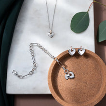 Load image into Gallery viewer, Cariad® Pendant, Sterling Silver & Welsh Gold