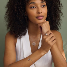 Load image into Gallery viewer, Tree of Life® Heart Bracelet, Sterling Silver & Welsh Gold