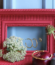 Load image into Gallery viewer, Pine Twig Hoop Earrings, Silver