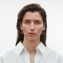 Load image into Gallery viewer, Mercy Earhoop Large, Sterling Silver