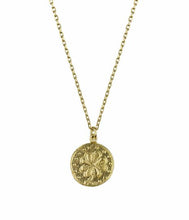 Load image into Gallery viewer, Teeny Tiny Lucky Penny Necklace, 18ct Yellow Gold
