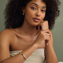 Load image into Gallery viewer, Tree of Life® Insignia Slim Bangle, Sterling Silver & Welsh Gold