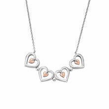 Load image into Gallery viewer, Tree of Life® Heart Necklace, Sterling Silver & Welsh Gold