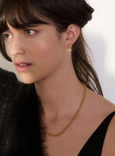 Load image into Gallery viewer, Mini T-Bar Huggie Hoops, Goldplate