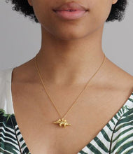 Load image into Gallery viewer, Stegosaurus Necklace, Goldplate