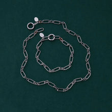 Load image into Gallery viewer, Insignia Sterling Silver Charm Necklace, Sterling Silver & Welsh Gold