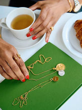 Load image into Gallery viewer, Zodiac Art Coin Necklace, Goldplate