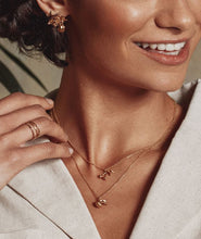 Load image into Gallery viewer, Small & Sweet Cherry Necklace, Goldplate
