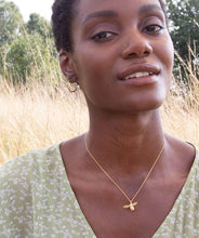 Load image into Gallery viewer, Baby Bee Necklace, Goldplate