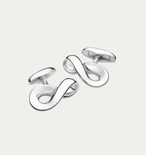 Load image into Gallery viewer, Infinity Cufflinks, Sterling Silver