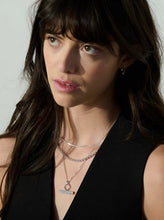 Load image into Gallery viewer, Ridged T-Bar Necklace, Sterling Silver