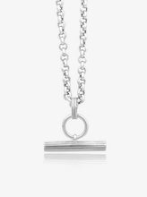 Load image into Gallery viewer, Chunky T-Bar Necklace, Sterling Silver