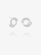 Load image into Gallery viewer, Evolve Stud Earrings, Silver
