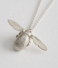Load image into Gallery viewer, Bumblebee Necklace, Sterling Silver