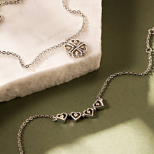 Load image into Gallery viewer, Tree of Life® Inner Charm Heart Pendant with Topaz, Sterling Silver & Welsh Gold