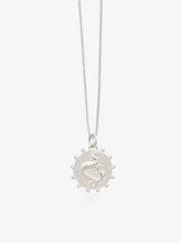 Load image into Gallery viewer, Zodiac Art Coin Necklace, Sterling Silver