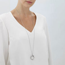 Load image into Gallery viewer, Hidden Heart Pendant Large, Sterling Silver