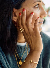 Load image into Gallery viewer, T-Bar Adjustable Ring, Goldplate