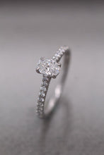 Load image into Gallery viewer, Platinum, 0.50ct E VS2 Mined Diamond Ring