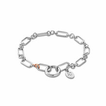 Load image into Gallery viewer, Insignia Sterling Silver Charm Bracelet, Sterling Silver & Welsh Gold