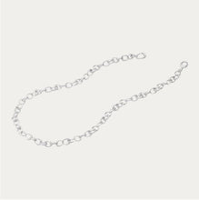 Load image into Gallery viewer, Offspring Thin Graduated Link Necklace, Sterling Silver
