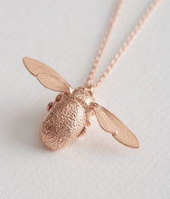 Load image into Gallery viewer, Bumblebee Necklace, Goldplate