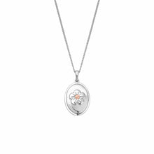 Load image into Gallery viewer, Nature's Wonder Forget-Me-Not Pendant, Sterling Silver & Welsh Gold