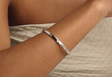 Load image into Gallery viewer, Tree of Life® Insignia Slim Bangle, Sterling Silver & Welsh Gold
