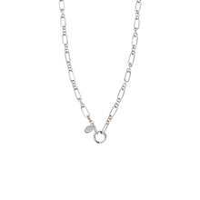 Load image into Gallery viewer, Insignia Sterling Silver Charm Necklace, Sterling Silver & Welsh Gold