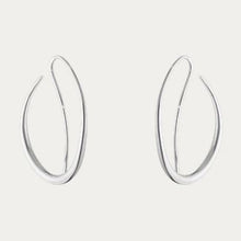 Load image into Gallery viewer, Offspring Double Loop Earrings, Silver