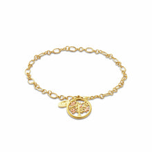 Load image into Gallery viewer, Tree of Life® Bracelet, 9ct Yellow Gold & Welsh Gold