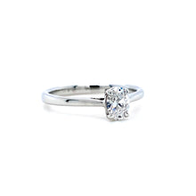 Load image into Gallery viewer, Platinum, 0.40ct D Si1 Mined Diamond Ring