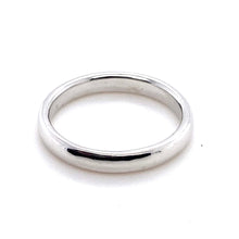 Load image into Gallery viewer, 18ct White Gold, 3mm Traditional Court Wedding Ring