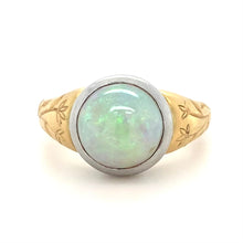 Load image into Gallery viewer, 22ct Yellow Gold & Platinum, 3.00ct Ethiopian Opal Ring