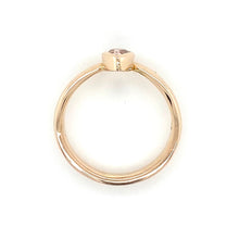 Load image into Gallery viewer, 18ct Red Gold, 0.59ct Champagne Sapphire Ring