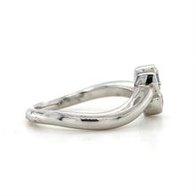 Load image into Gallery viewer, Platinum, 0.30ct Crossover Mined Diamond Ring