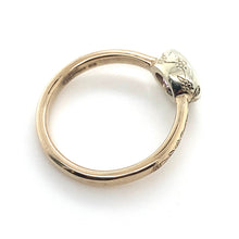 Load image into Gallery viewer, 9ct Yellow & White Gold, Morganite Engraved Ring