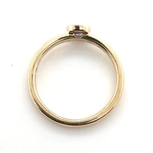 Load image into Gallery viewer, 9ct Yellow Gold, 0.26ct Tanzanite Ring